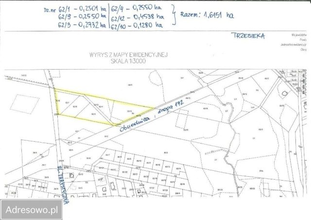 Działka budowlana Szczecinek Trzesieka. Zdjęcie 1
