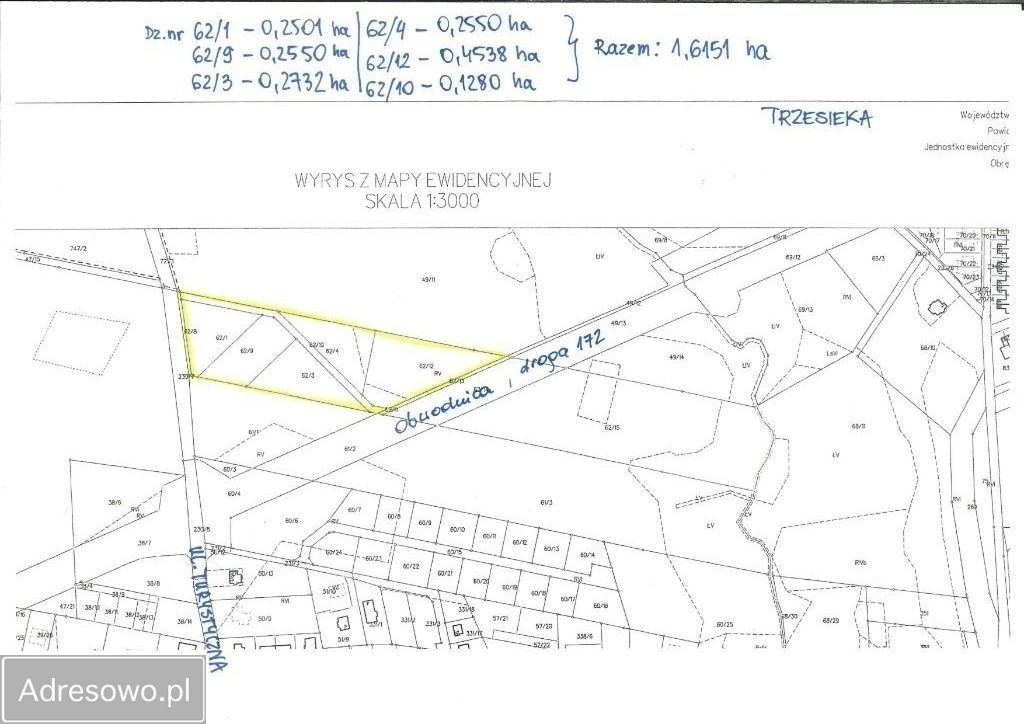 Działka budowlana Szczecinek Trzesieka