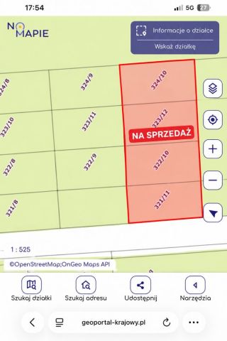 Działka budowlana Pasek, ul. Patriotów. Zdjęcie 1