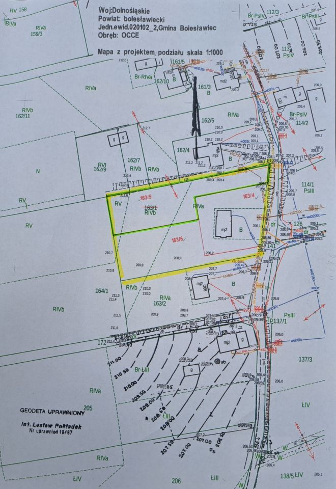 Działka budowlana Ocice. Zdjęcie 2