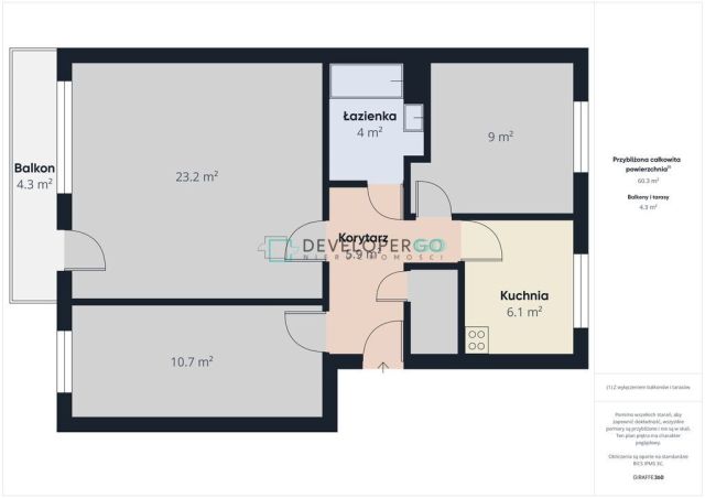 Mieszkanie 3-pokojowe Białystok, ul. Różana. Zdjęcie 8