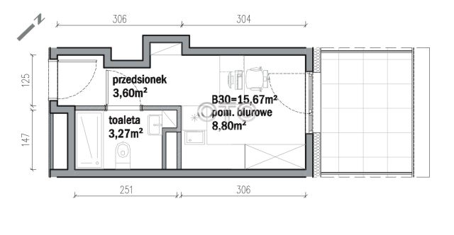 Mieszkanie 1-pokojowe Wrocław Krzyki, ul. gen. Romualda Traugutta. Zdjęcie 2