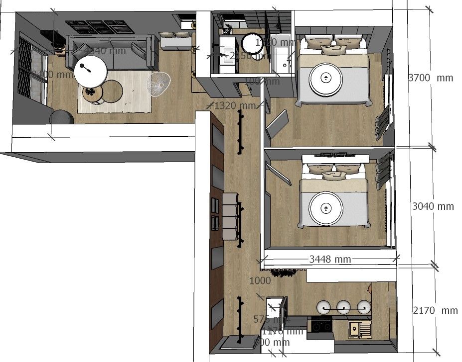 Mieszkanie 3-pokojowe Sopot Centrum, ul. dr. Ludwika Zamenhofa. Zdjęcie 11