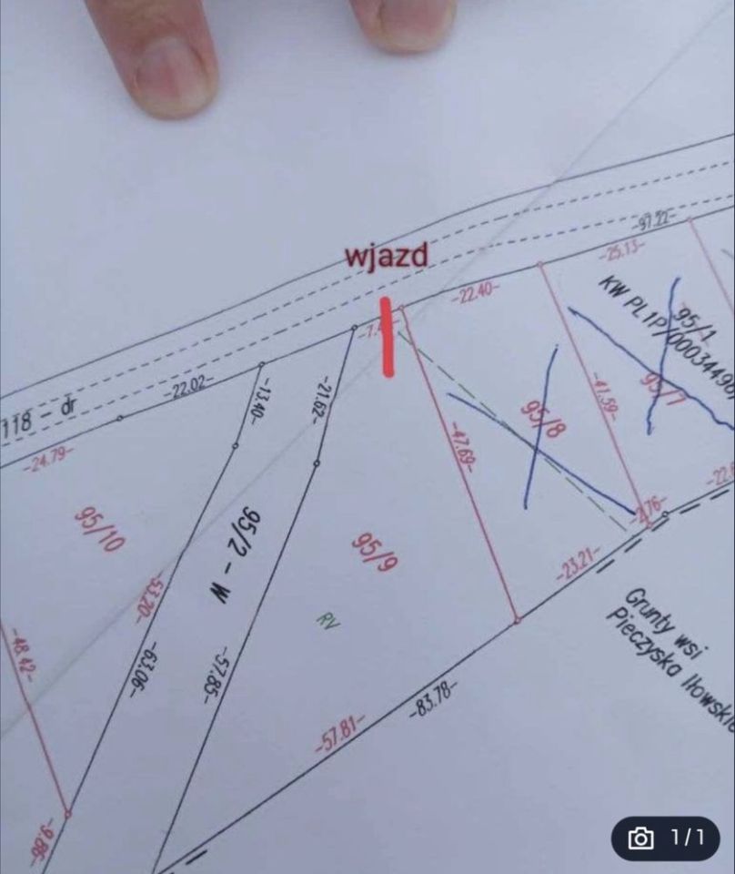 Działka rolna Władysławów