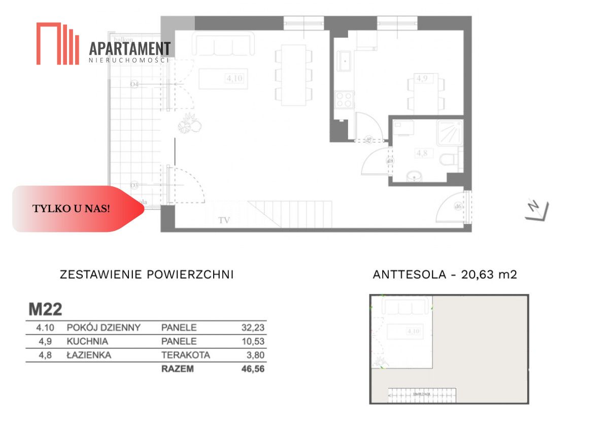 Mieszkanie 3-pokojowe Starogard Gdański, ul. Feliksa Selmanowicza "Zagończyka". Zdjęcie 8