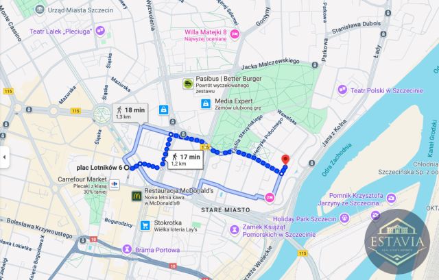 Mieszkanie 2-pokojowe Szczecin Centrum, pl. Lotników. Zdjęcie 16