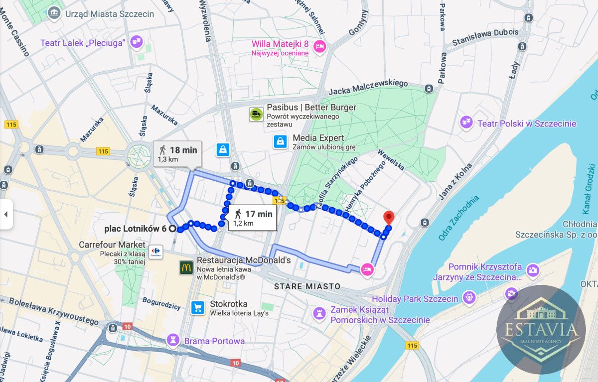 Mieszkanie 2-pokojowe Szczecin Centrum, pl. Lotników. Zdjęcie 16