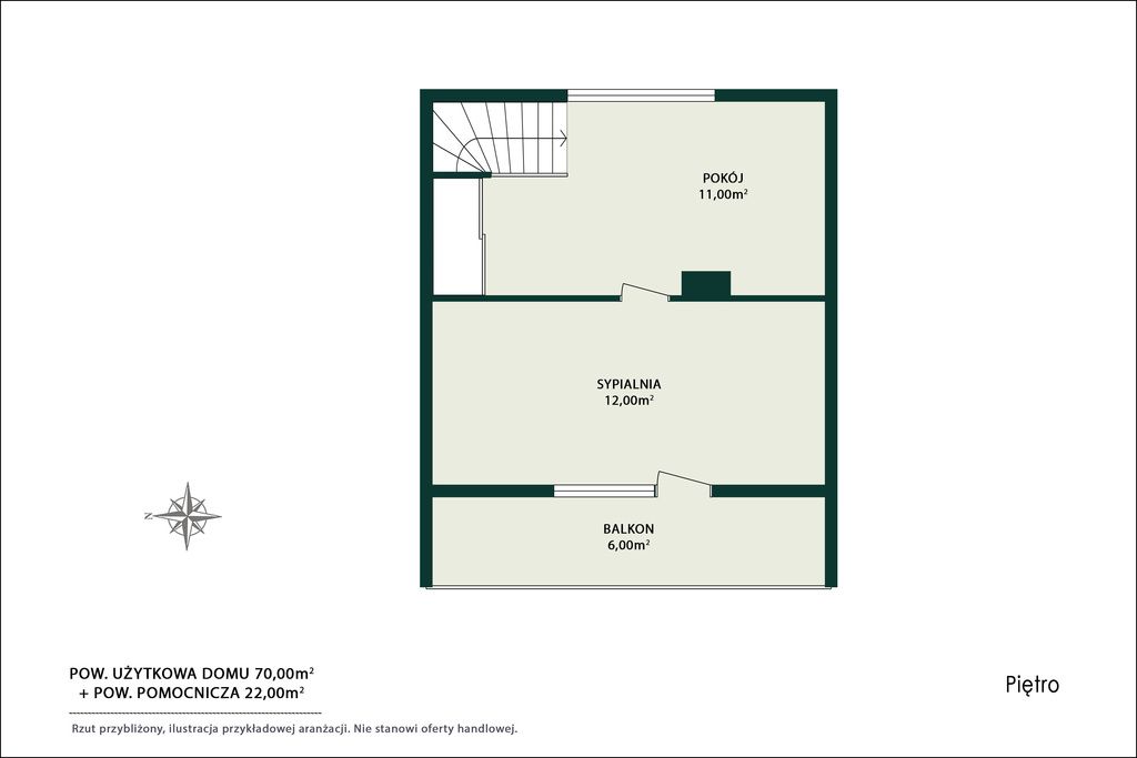 dom wolnostojący, 3 pokoje Wiązowna, ul. Kącka. Zdjęcie 17