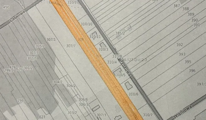 Działka inwestycyjna Pasek