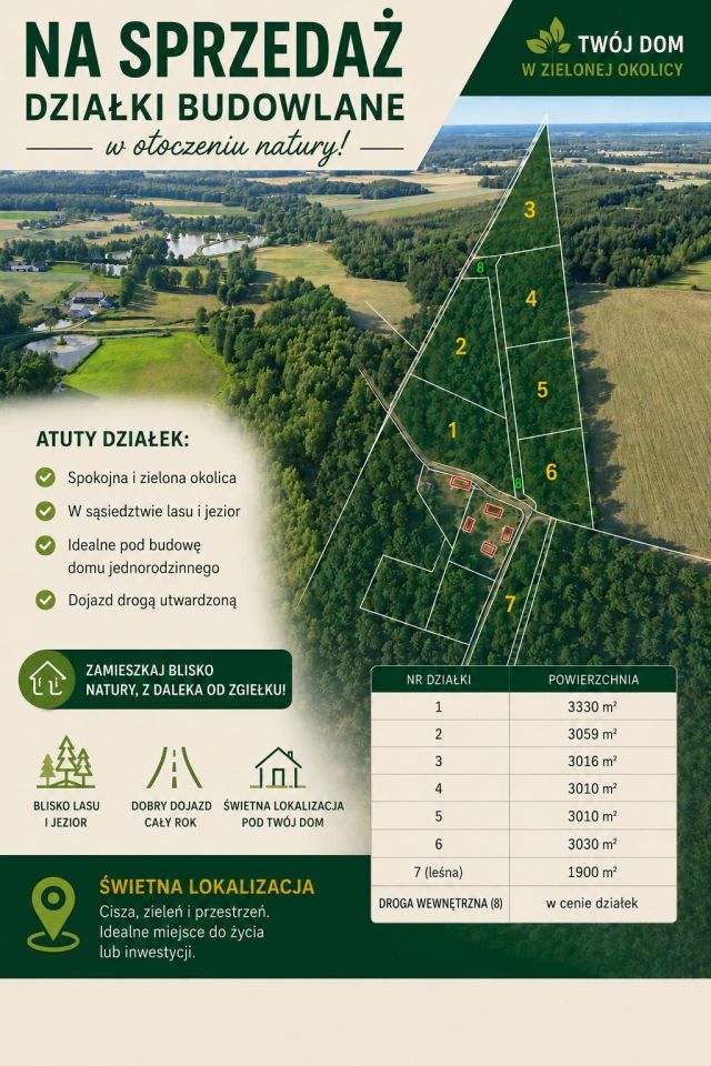 Działka budowlana Gródek. Zdjęcie 2