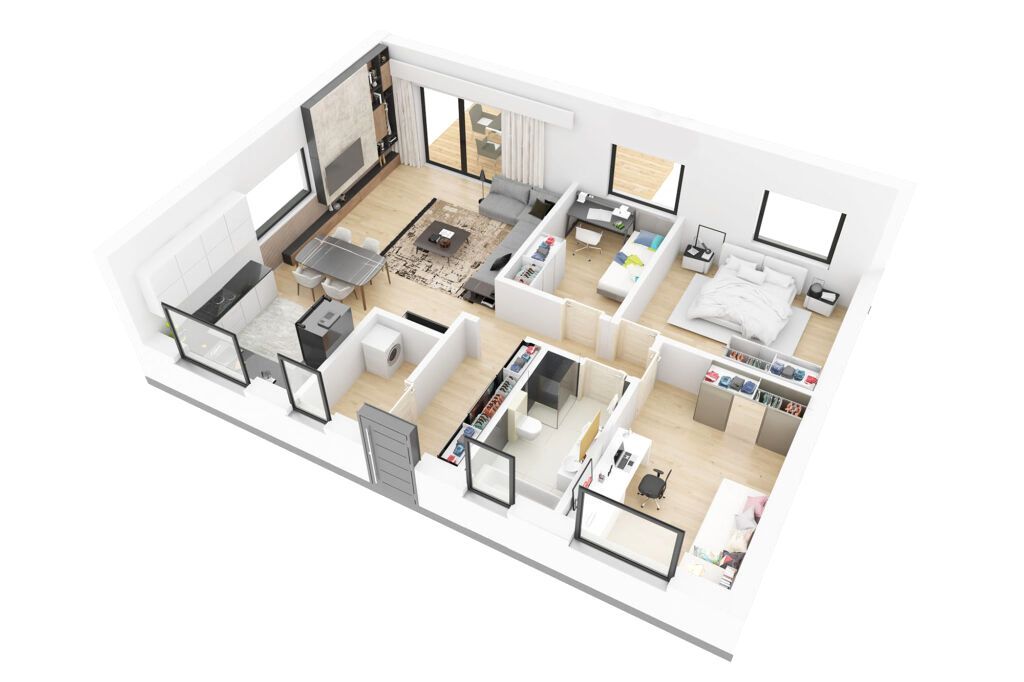 dom wolnostojący, 3 pokoje Stronno, ul. Słomiana. Zdjęcie 13