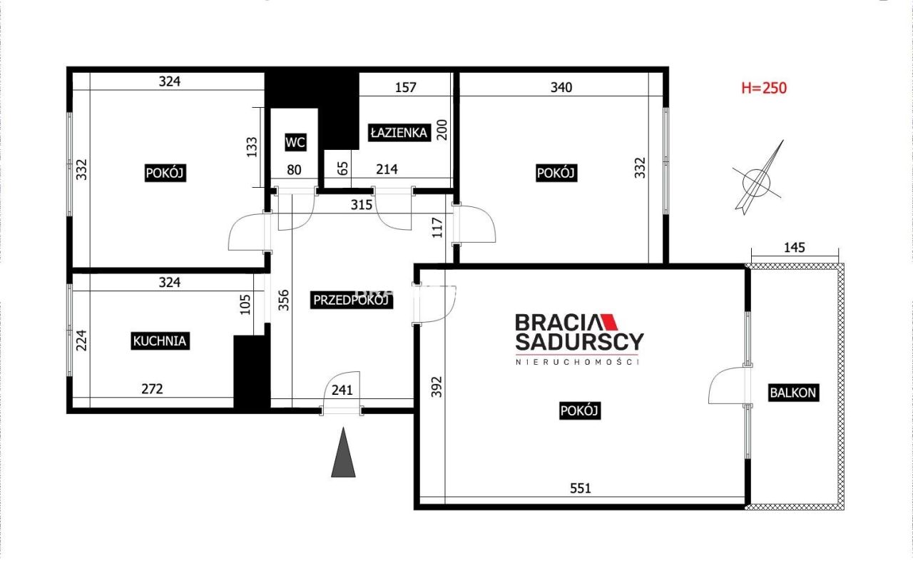 Mieszkanie 3-pokojowe Kraków Czyżyny, ul. Stanisława Skarżyńskiego. Zdjęcie 37