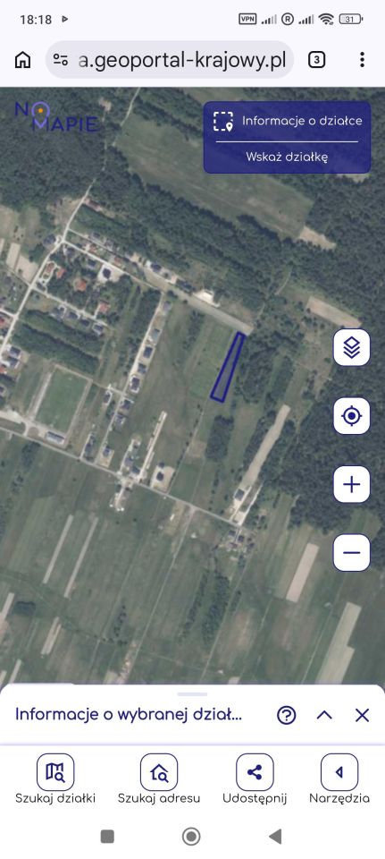 Działka budowlana Kostomłoty Drugie, ul. Wierzbowa. Zdjęcie 1