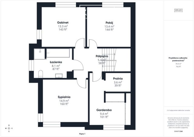 bliźniak, 5 pokoi Zielonki-Wieś, Adama Jarzębskiego. Zdjęcie 22