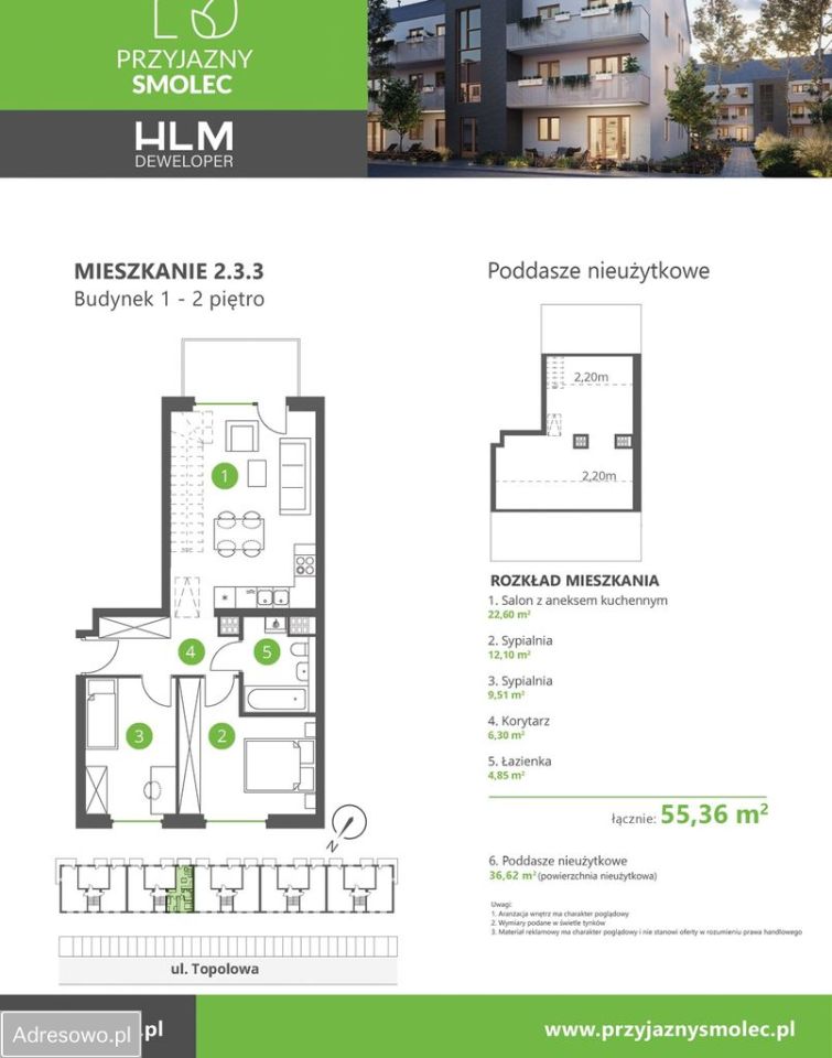Mieszkanie 6-pokojowe Smolec, ul. Topolowa. Zdjęcie 5