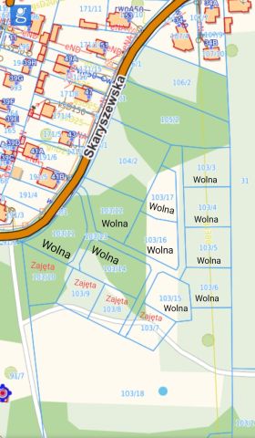 Działka budowlana Radom Długojów, ul. Skaryszewska. Zdjęcie 1