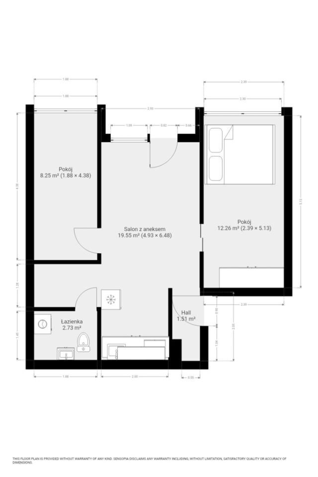 Mieszkanie 3-pokojowe Kłodzko, ul. Ksawerego Dunikowskiego. Zdjęcie 11