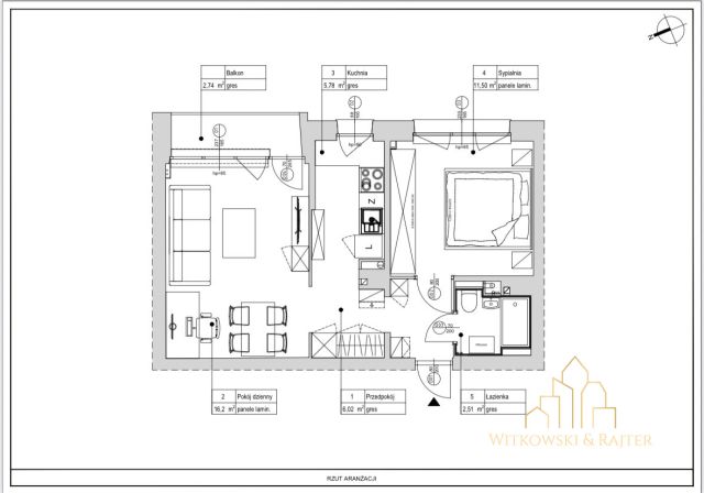 Mieszkanie 2-pokojowe Warszawa Bielany, ul. Władysława Broniewskiego. Zdjęcie 17