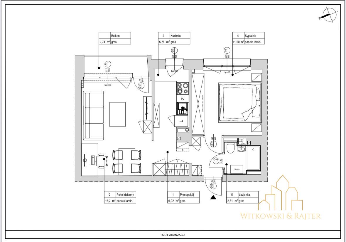 Mieszkanie 2-pokojowe Warszawa Bielany, ul. Władysława Broniewskiego. Zdjęcie 17