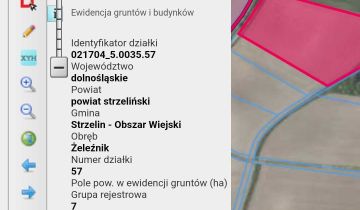 Działka rolna Żeleźnik