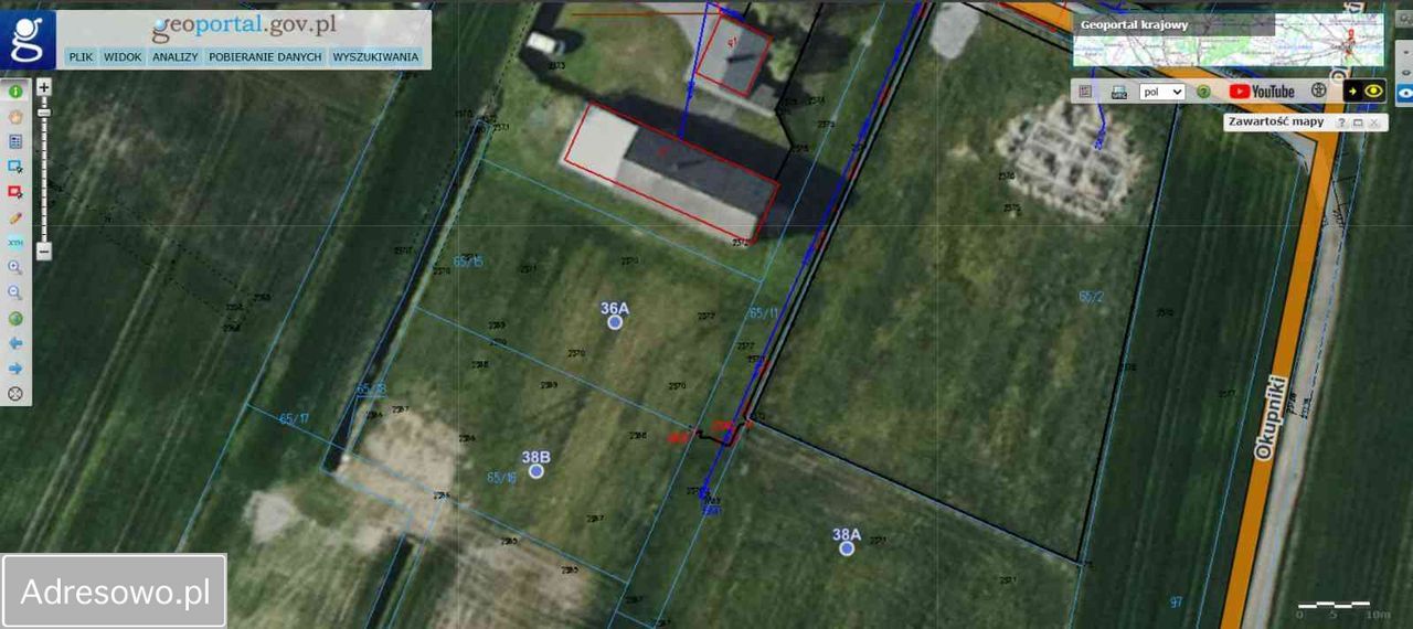 Działka budowlana Wodzin Majoracki, ul. Okupniki. Zdjęcie 2