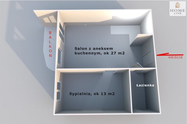 Mieszkanie 2-pokojowe Olsztyn Nagórki, ul. Franciszka Barcza. Zdjęcie 22