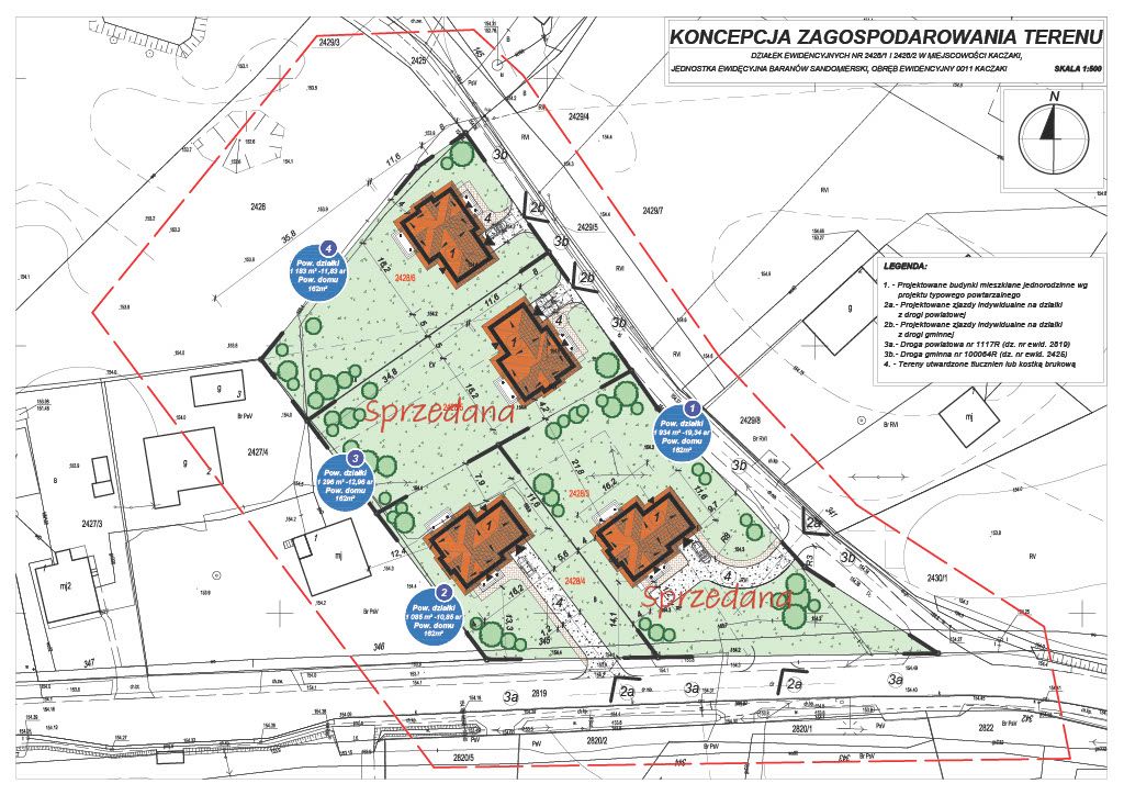 Działka budowlana Kaczaki Podgóra, ul. Akacjowa. Zdjęcie 2