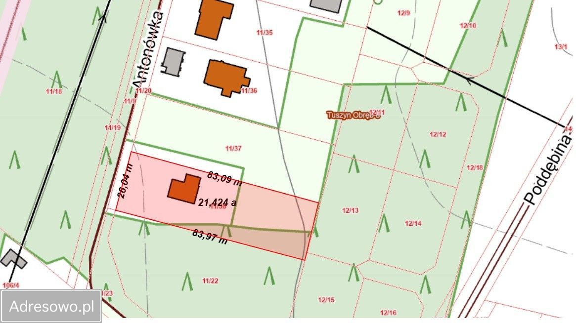 dom wolnostojący, 5 pokoi Tuszyn, ul. Antonówka. Zdjęcie 4