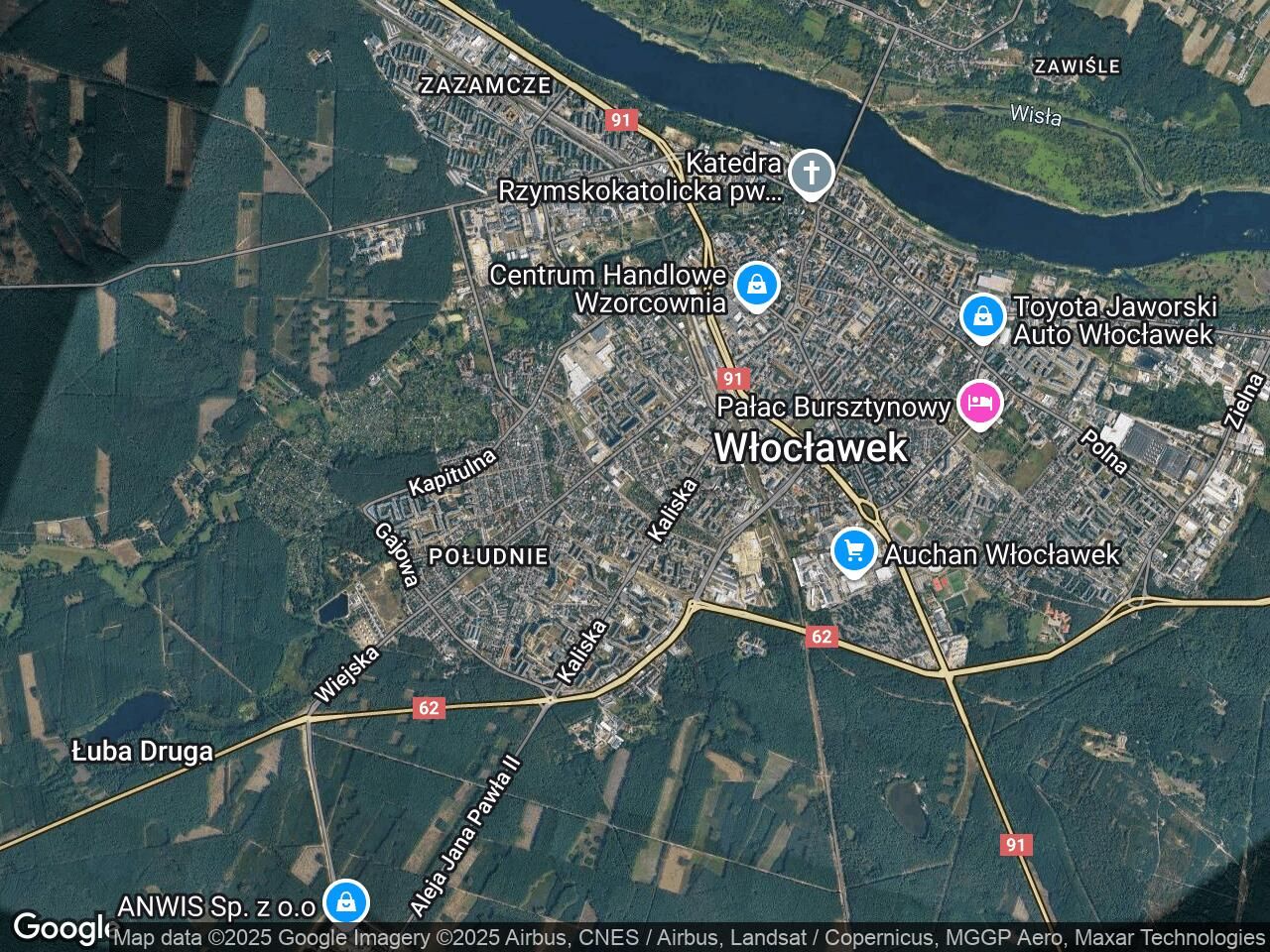 Działka inwestycyjna Włocławek, ul. Planty