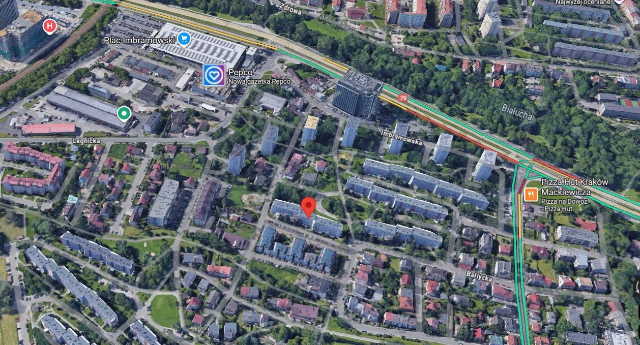 Mieszkanie 4-pokojowe Kraków Prądnik Biały, ul. Bursztynowa