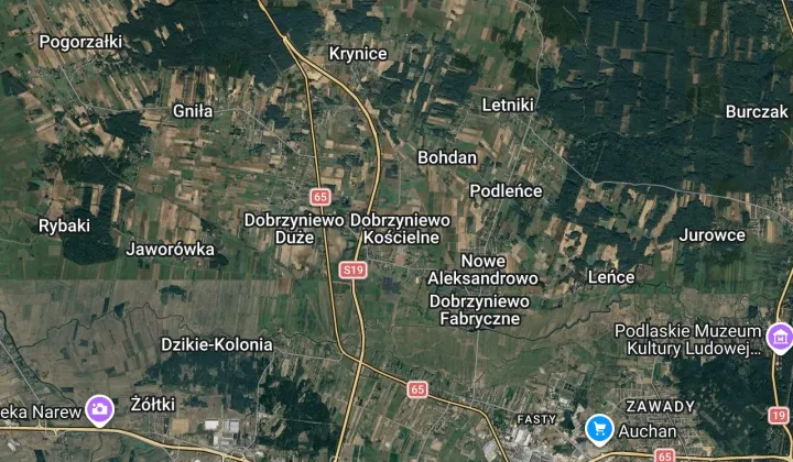 Działka budowlana Dobrzyniewo Kościelne