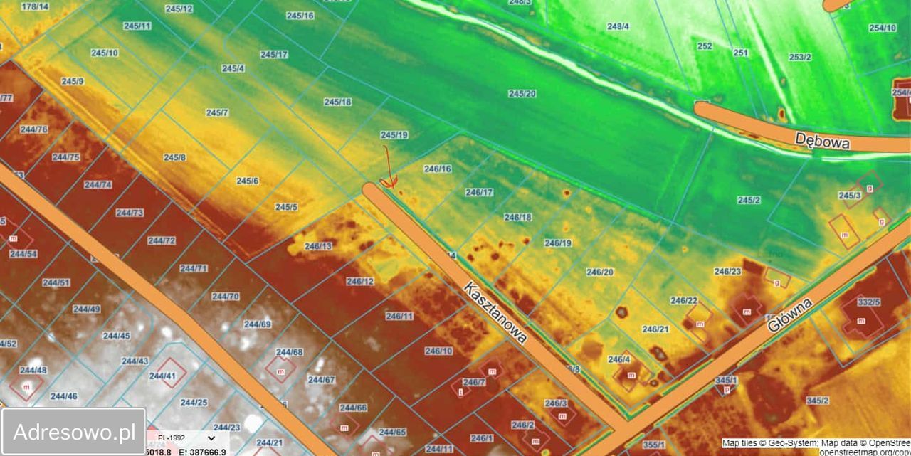 Działka budowlana Chwałowice, ul. Kasztanowa. Zdjęcie 11