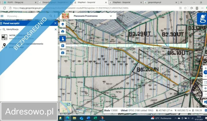 Działka rolna Pogorzel Pod Sobienkami