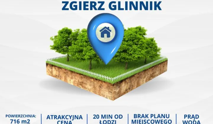 Działka budowlana Glinnik, ul. Leśna