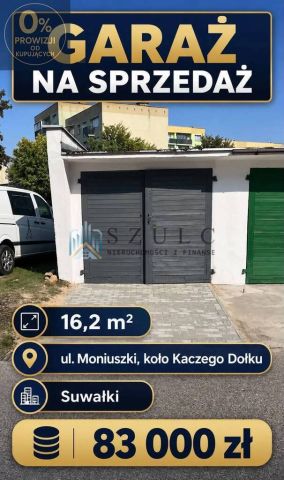 Garaż/miejsce parkingowe Suwałki, ul. Stanisława Moniuszki. Zdjęcie 1