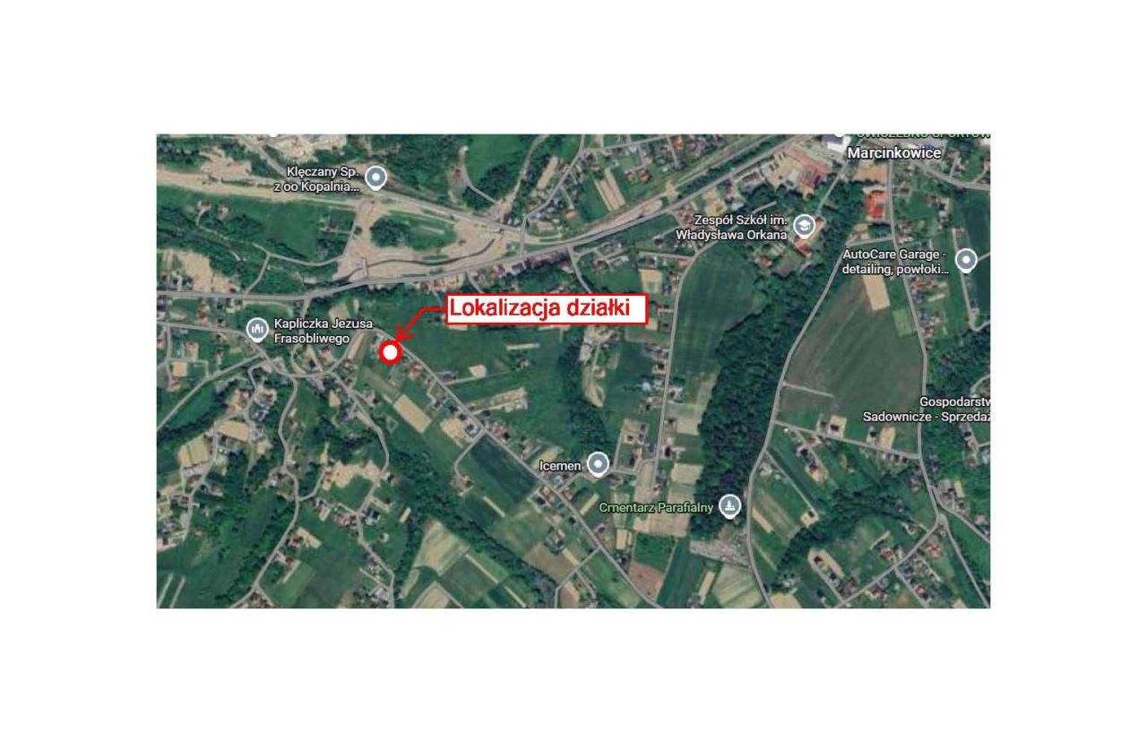 Działka budowlana Klęczany. Zdjęcie 5