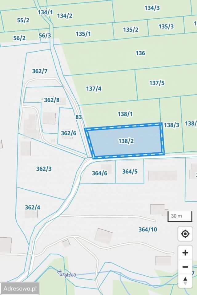 Działka leśna Cieniawa. Zdjęcie 3