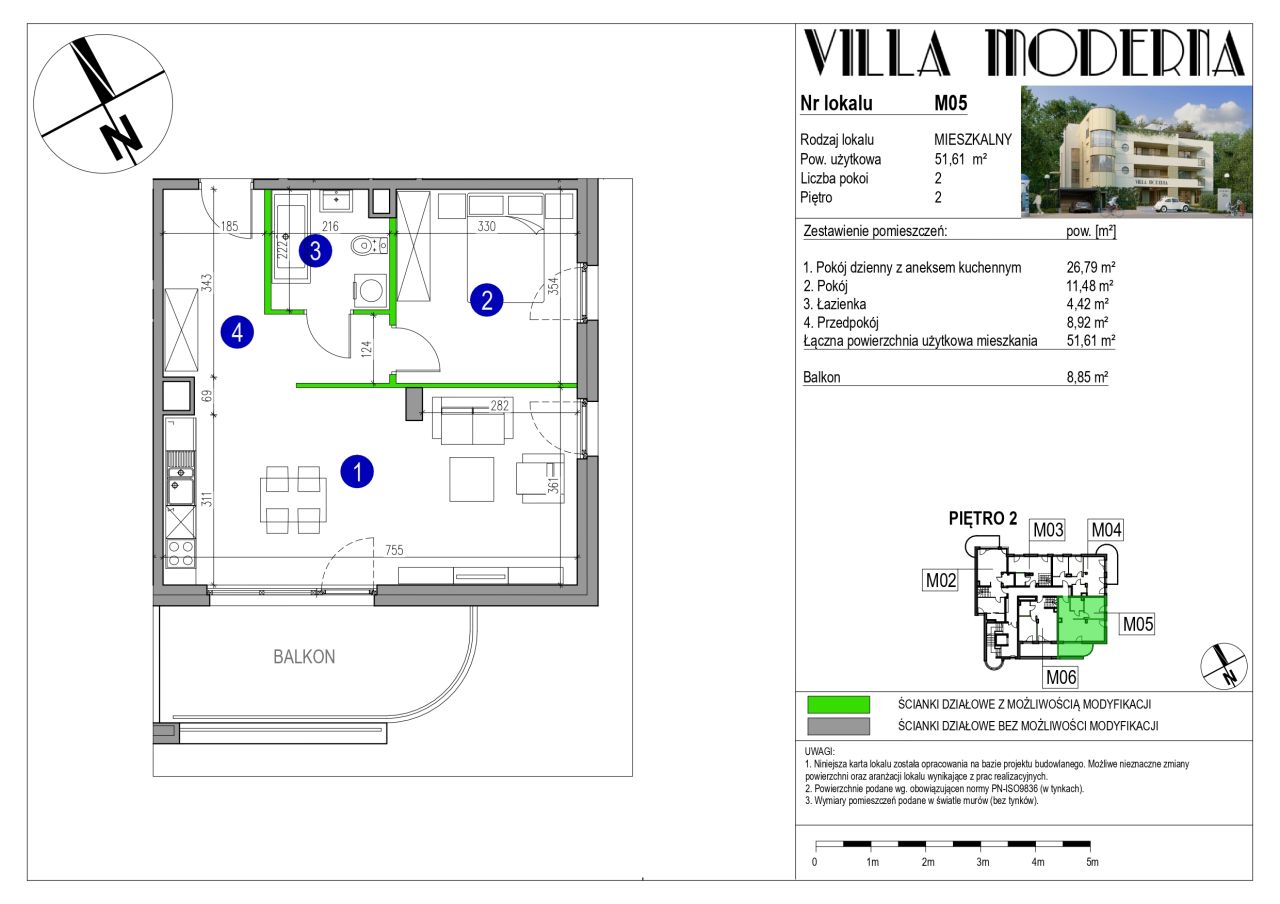 Mieszkanie 2-pokojowe Milanówek, ul. marsz. Józefa Piłsudskiego. Zdjęcie 4