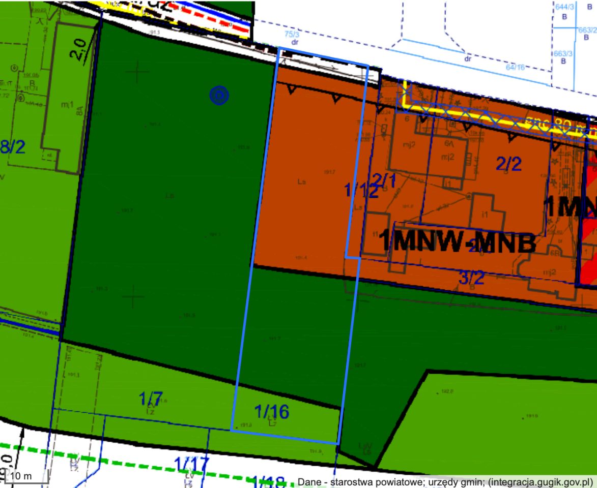 Działka budowlana Łódź Polesie, ul. Zadraż. Zdjęcie 3