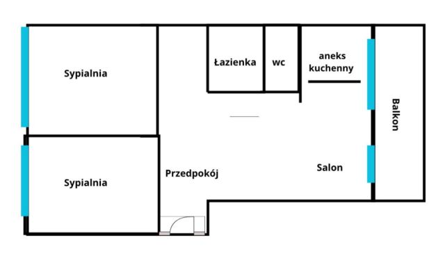 Mieszkanie 3-pokojowe Warszawa Wola, ul. Nakielska. Zdjęcie 1