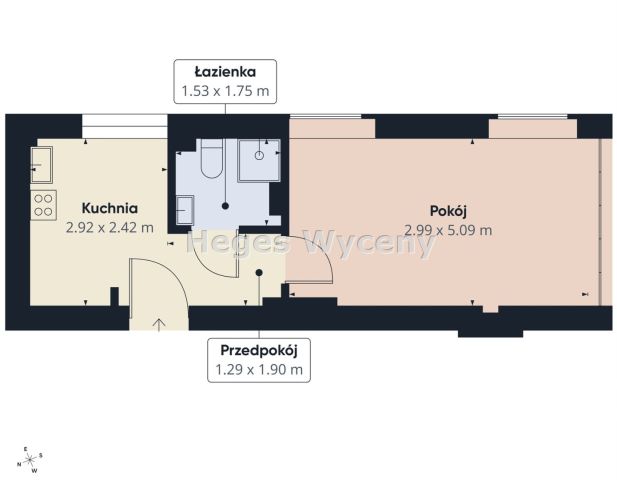 Mieszkanie 1-pokojowe Jawor, ul. Karola Szymanowskiego. Zdjęcie 10
