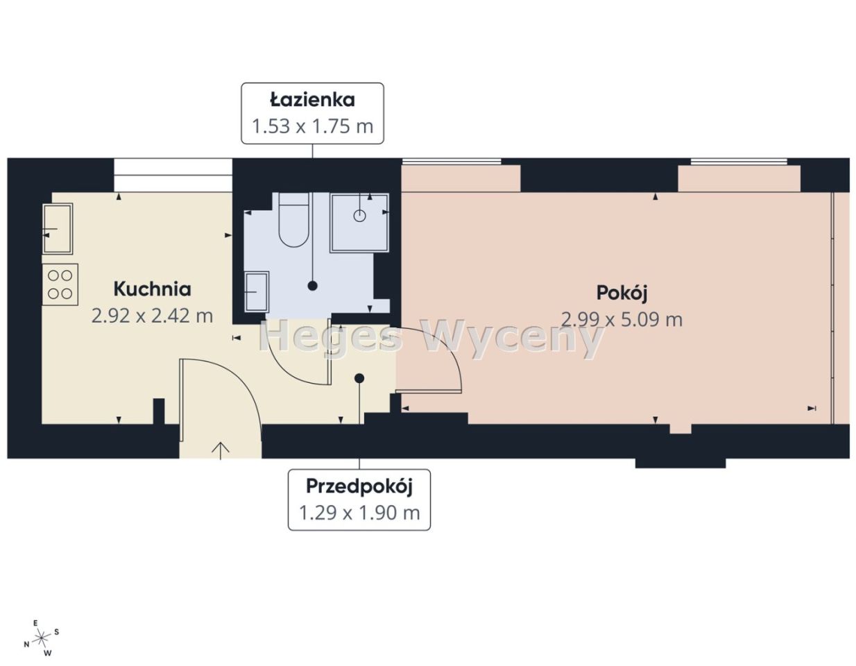 Mieszkanie 1-pokojowe Jawor, ul. Karola Szymanowskiego. Zdjęcie 10