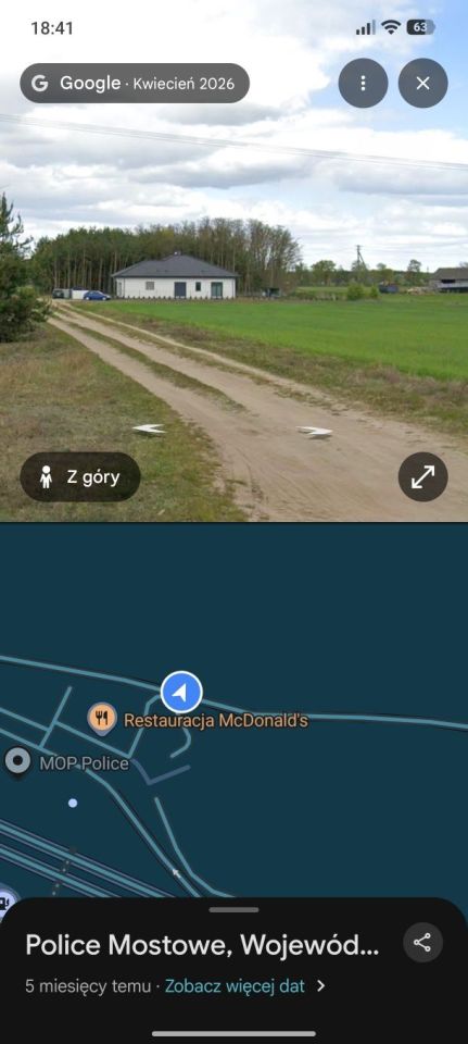Działka budowlana Police Mostowe. Zdjęcie 2