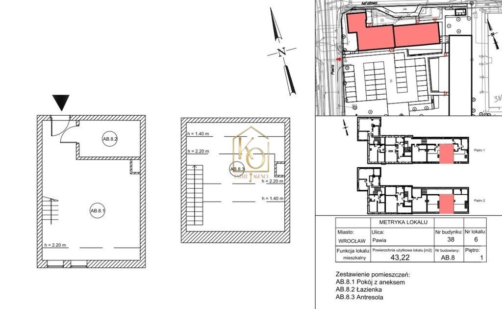 Mieszkanie 2-pokojowe Wrocław Wojszyce, ul. Pawia. Zdjęcie 14