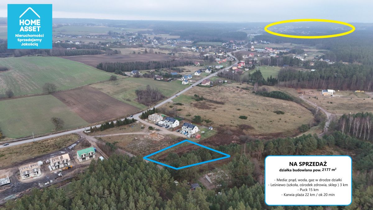 Działka budowlana Domatówko, ul. Sosnowa. Zdjęcie 6