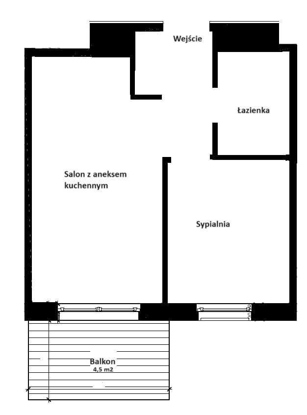 Mieszkanie 2-pokojowe Mława, al. Józefa Piłsudskiego. Zdjęcie 8