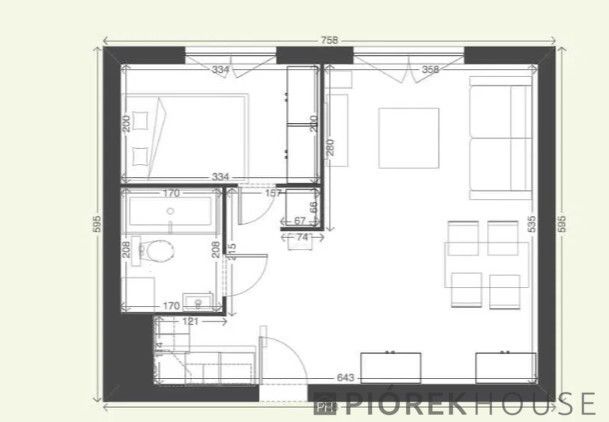 Mieszkanie 2-pokojowe Warszawa Praga-Południe, ul. Wandy. Zdjęcie 7