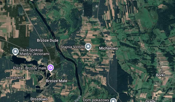 Działka rolno-budowlana Szarłat, Droga główna