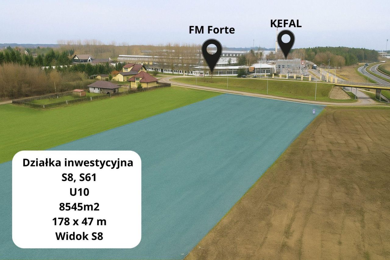 Działka inwestycyjna Ostrów Mazowiecka, ul. Biała