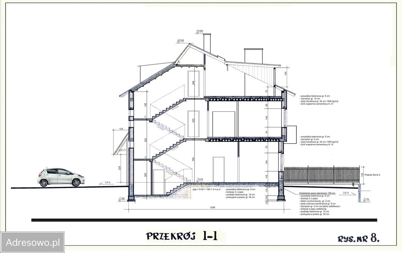 dom wolnostojący, 9 pokoi Gospodarz, ul. Spacerowa. Zdjęcie 8